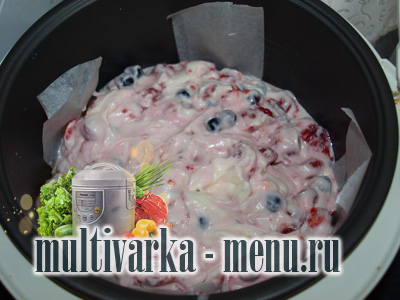 пирог с ягодами рецепт пирог в мультиварке