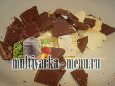 рецепт пирога зебра в мультиварке как приготовить пирог в мультиварке