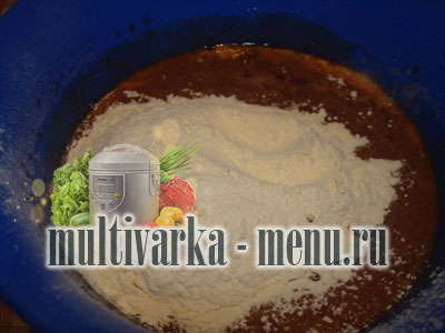 рецепт пирога зебра в мультиварке как приготовить пирог в мультиварке