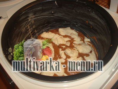 рецепт пирога зебра в мультиварке как приготовить пирог в мультиварке