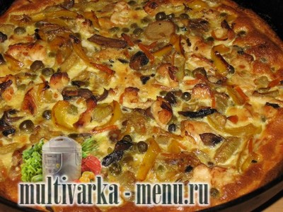 пицца в мультиварке по-азиатски приготовление пиццы в мультиварке по-азиатски