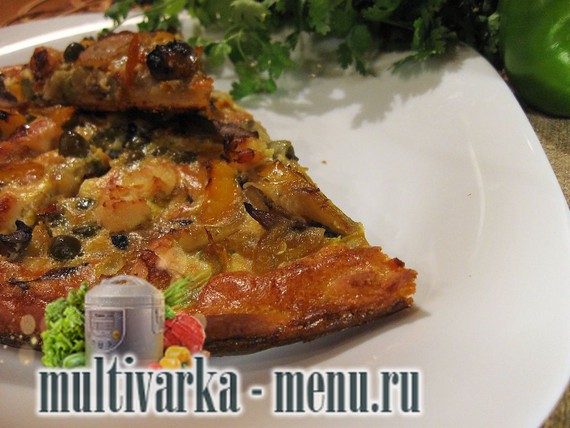 пицца в мультиварке по-азиатски приготовление пиццы в мультиварке по-азиатски