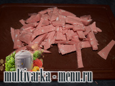 пицца в мультиварке пицца с колбасой и грибами