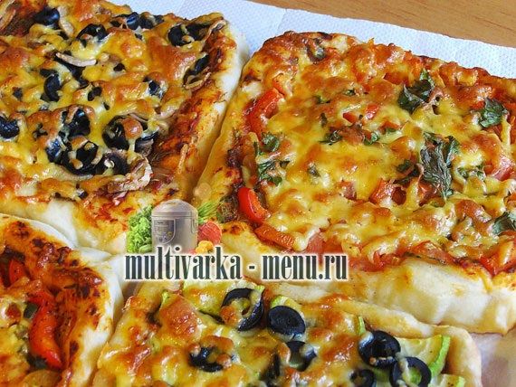 рецепт пиццы в мультиварке пицца домашняя