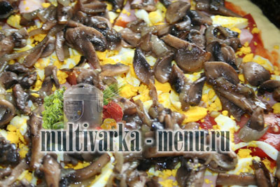 пицца в мультиварке без дрожжей пицца с фото в мультиварке