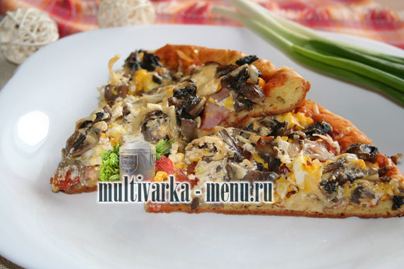 быстро пицца в мультиварке как приготовить пиццу в мультиварке
