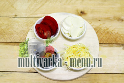 пицца с моцареллой и помидорами пицца в мультиварке с фото
