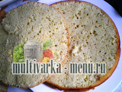 птичье молоко торт в мультиварке с фото