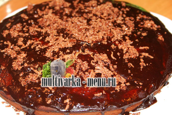 шоколадный пирог в мультиварке пироги в мультиварке с фото