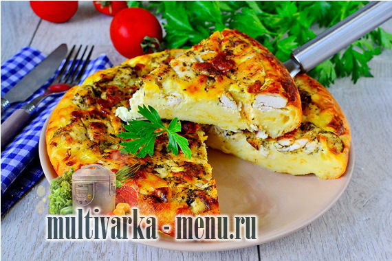 пирог с курицей в мультиварке пирог в мультиварке рецепты фото