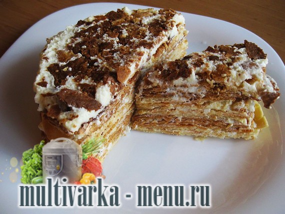Наполеон в мультиварке приготовление наполеона в мультиварке