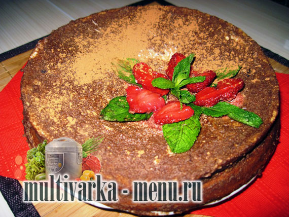 бисквитный торт в мультиварке торты рецепты