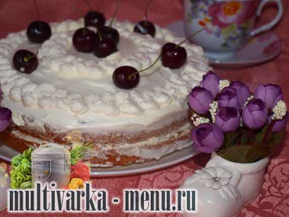 торт в мультиварке