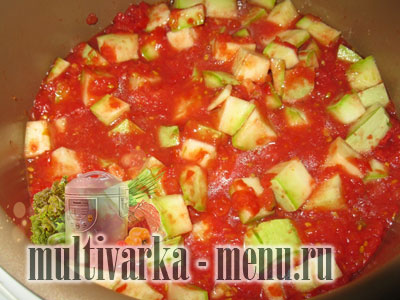 кабачки в томате консервация рецепты заготовок в мультиварке