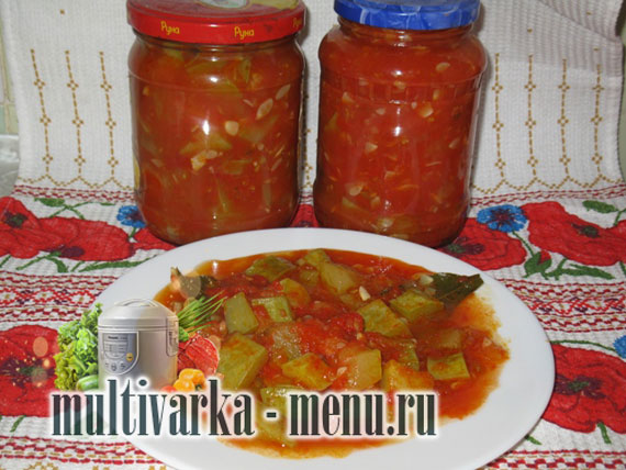 кабачки в мультиварке заготовки в мультиварке на зиму