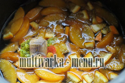 варенье из персиков с апельсинами как приготовить варенье в мультиварке