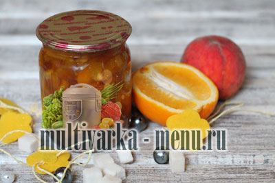 варенье из персиков с апельсинами как приготовить варенье в мультиварке