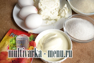 творожная запеканка в мультиварке манка запеканка в мультиварке из творога