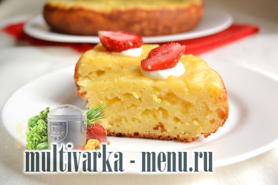 творожная запеканка в мультиварке манка запеканка в мультиварке из творога