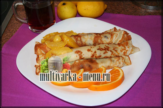 блины в мультиварке рецепты