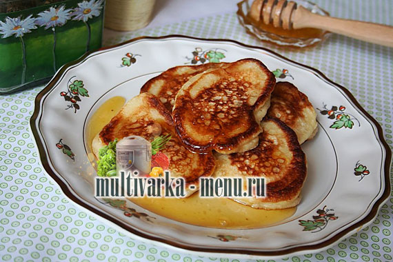 дрожжевые оладьи рецепт с фото