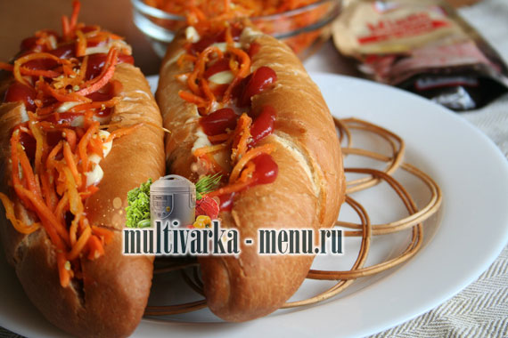 домашние хот доги хот дог рецепт