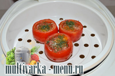 яичница с помидором в мультиварке яичница в мультиварке